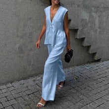 Kvinnor Elegant Linnebyxdress Mirla-Eva Jonsson