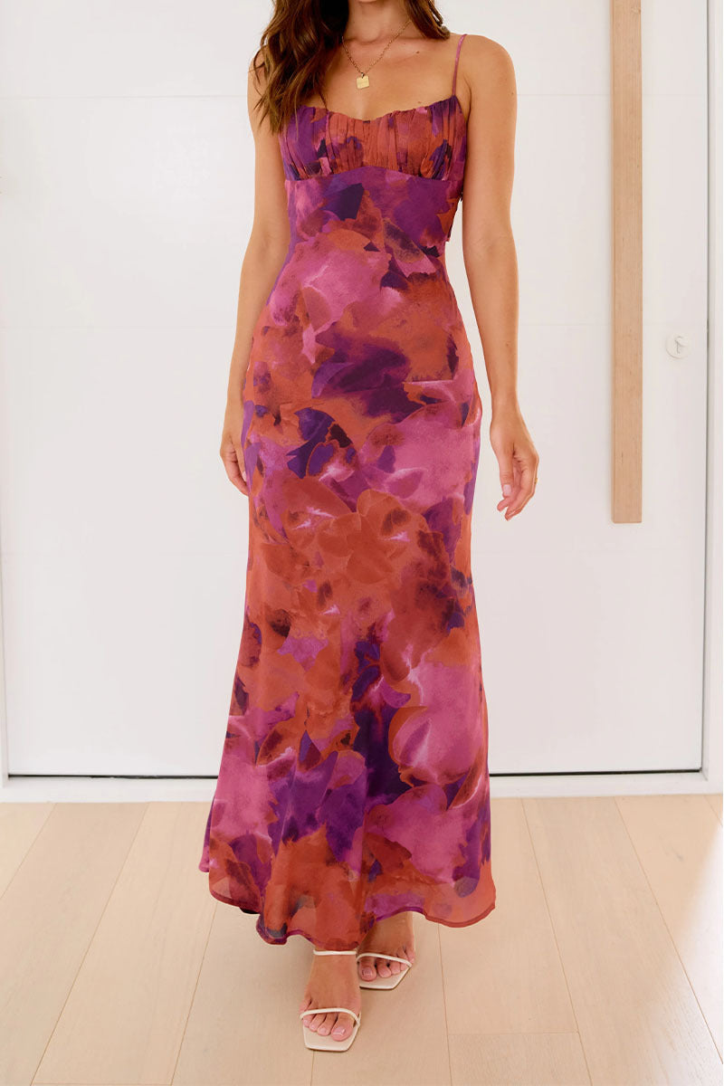 Kvinnor Elegant Maxi Klänning med Mjuk Gradient och Delikata Spagettiremmar-Eva Jonsson