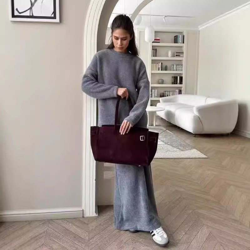 Kvinnor Elegant Maxiklänning i mjuk stickad Mirla-Eva Jonsson