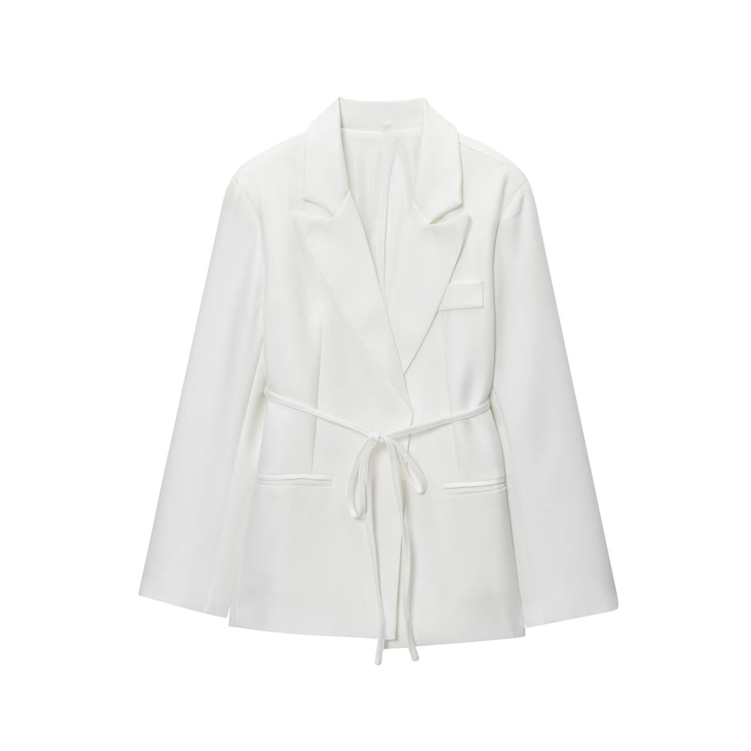 Kvinnor Elegant Wrap-Jacka med midjejusterbart bälte Mirla-Eva Jonsson