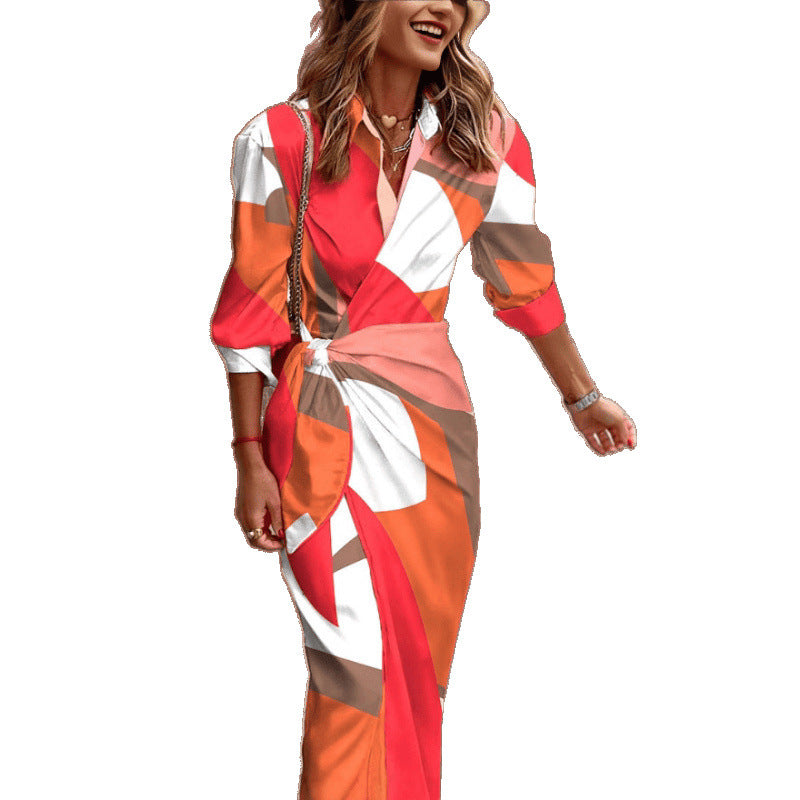 Kvinnor Elegant Wrap Klänning Eva Jonsson-Eva Jonsson