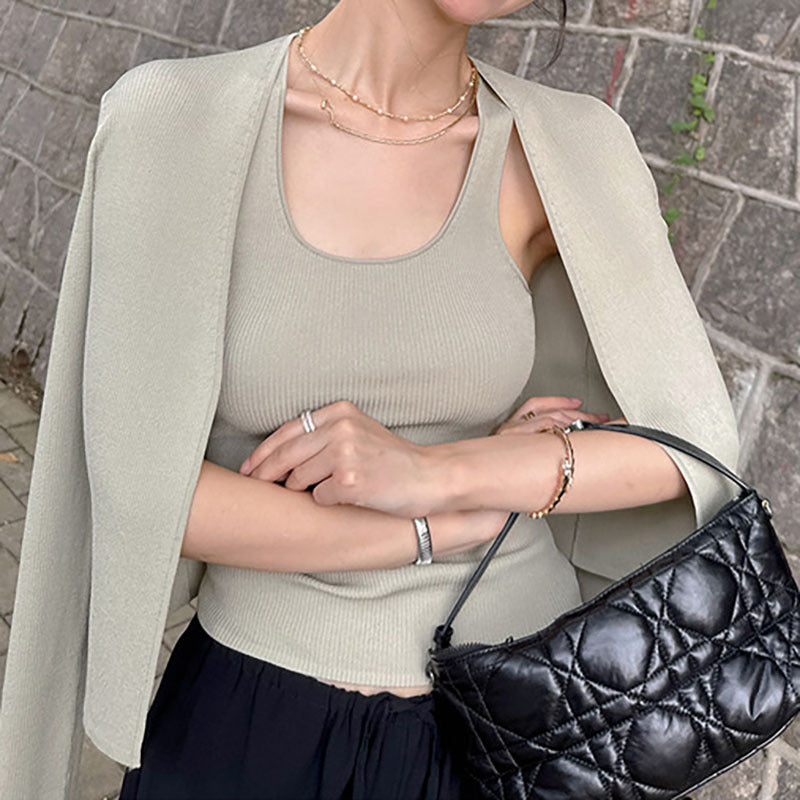Kvinnor Elegant och bekväm cardigan i minimalistisk design Eva Jonsson-Eva Jonsson