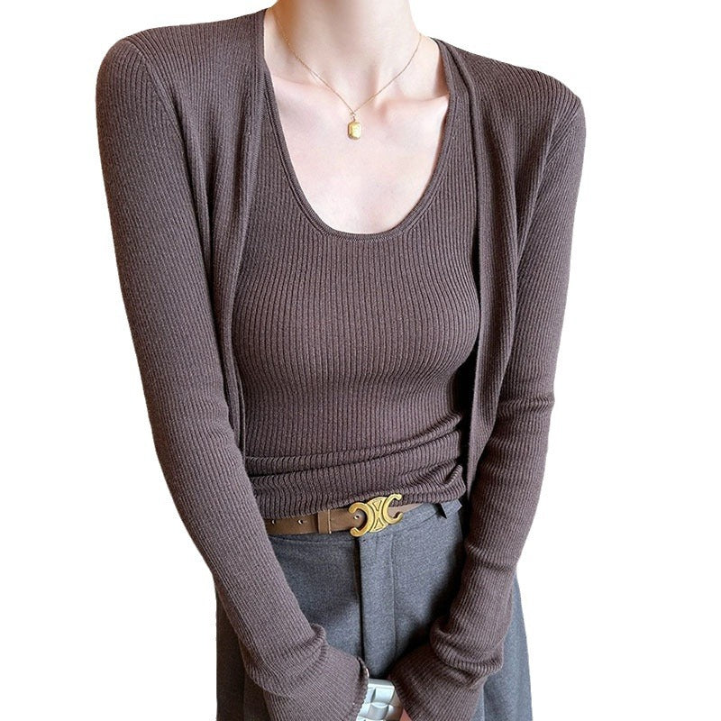 Kvinnor Elegant och bekväm cardigan i minimalistisk design Eva Jonsson-Eva Jonsson