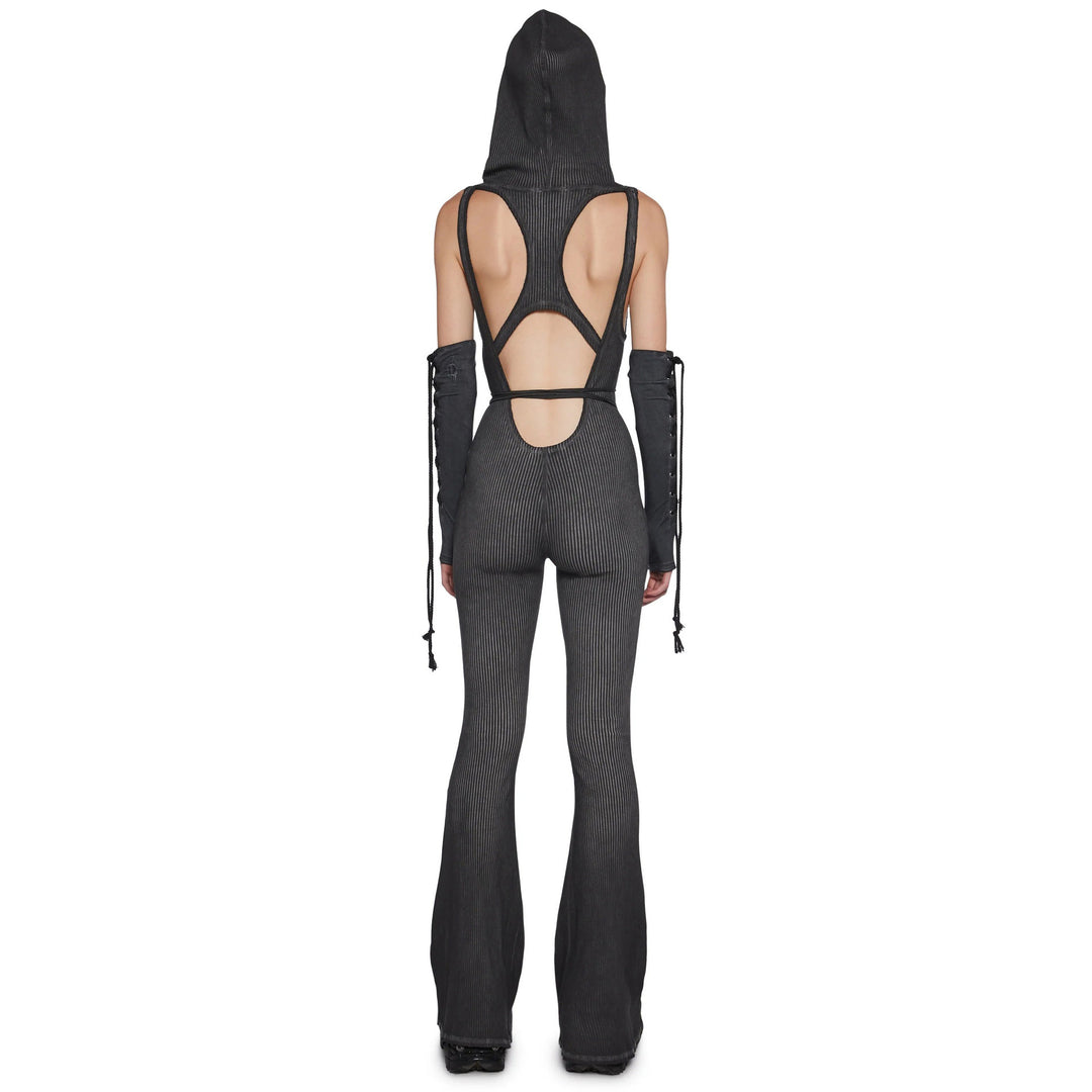 Kvinnor Fitted Jumpsuit med Huva och Långa Ärmar Mirla-Eva Jonsson