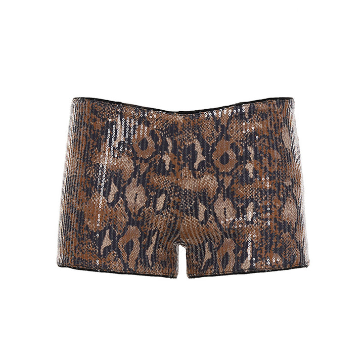 Kvinnor Glittrande Top och Shorts Set Mirla-Eva Jonsson