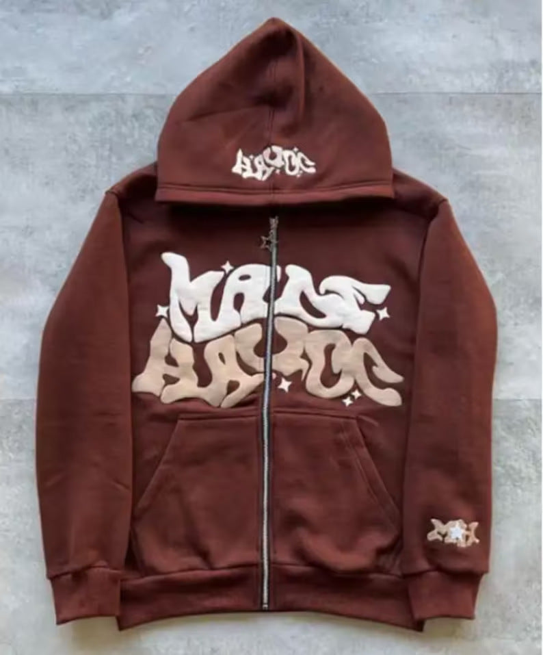 Kvinnor Hoodie med unik graffiti design Mirla-Eva Jonsson