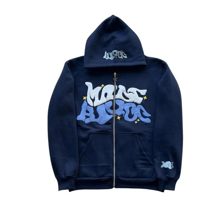 Kvinnor Hoodie med unik graffiti design Mirla-Eva Jonsson