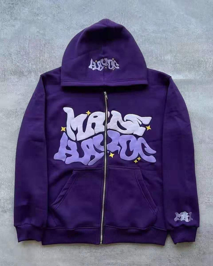 Kvinnor Hoodie med unik graffiti design Mirla-Eva Jonsson