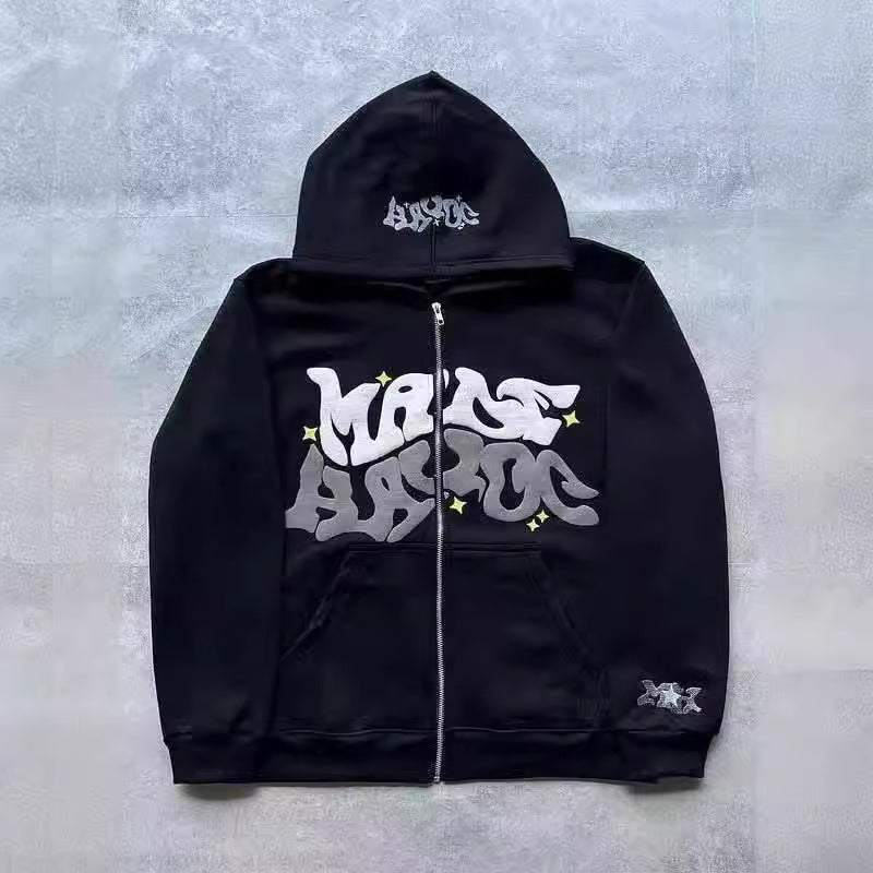 Kvinnor Hoodie med unik graffiti design Mirla-Eva Jonsson