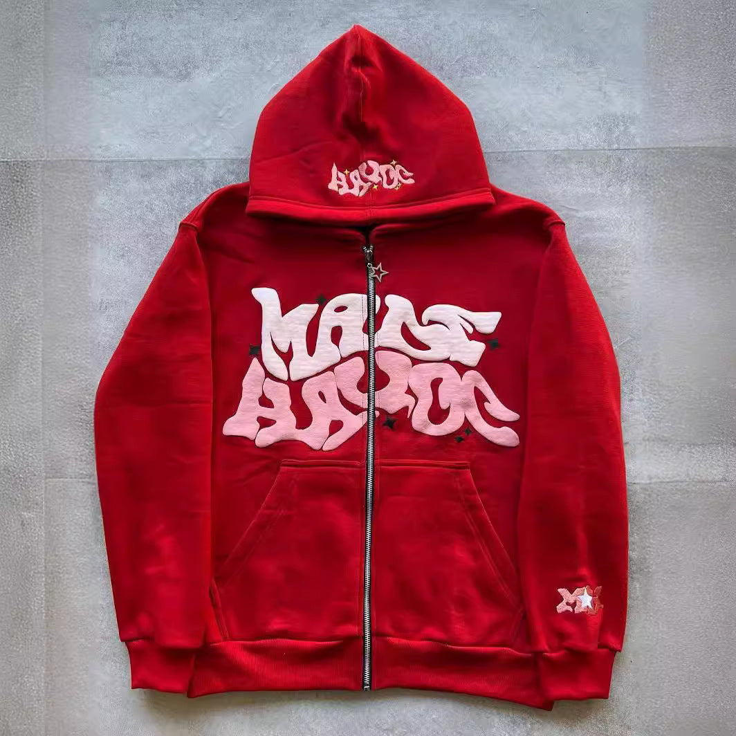 Kvinnor Hoodie med unik graffiti design Mirla-Eva Jonsson