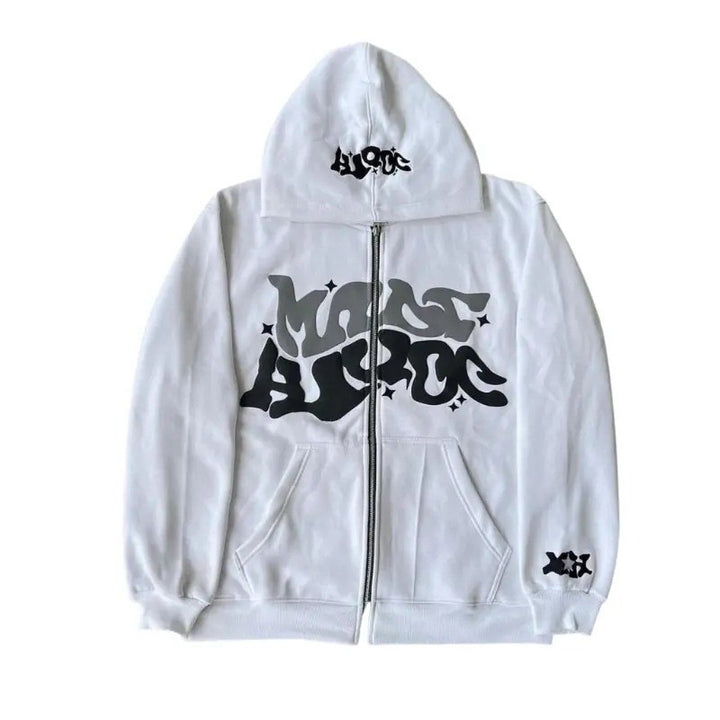 Kvinnor Hoodie med unik graffiti design Mirla-Eva Jonsson