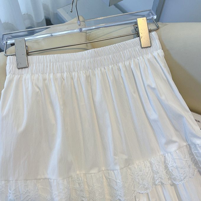 Kvinnor Långa Jersey Kjolar med Volangdetaljer Mirla-Eva Jonsson