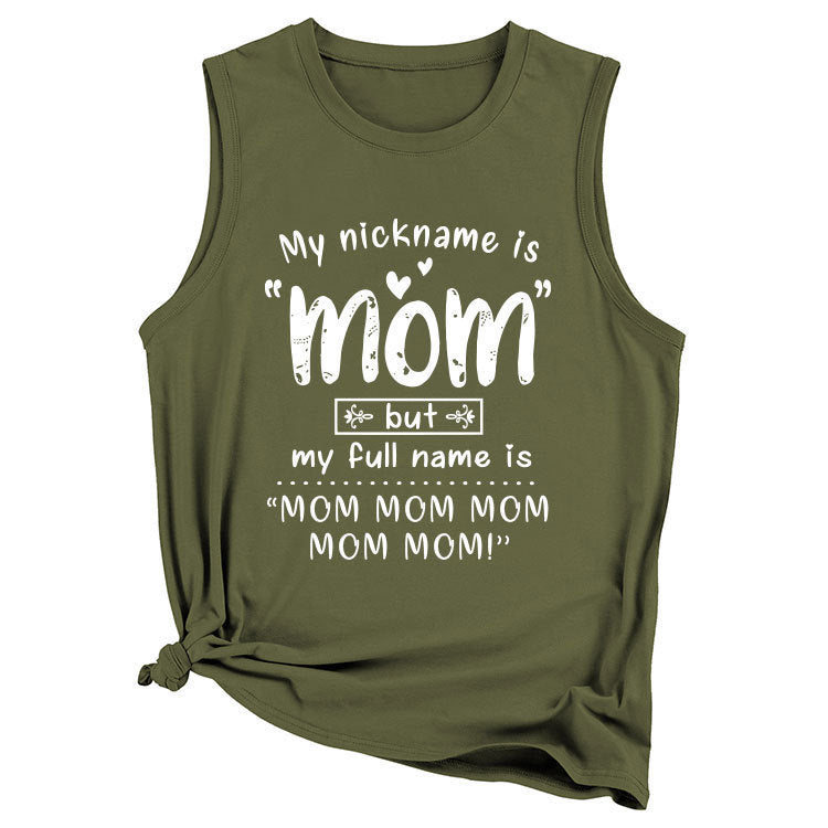 Kvinnor Lekfull Grafik Tanktop Mirla-Eva Jonsson