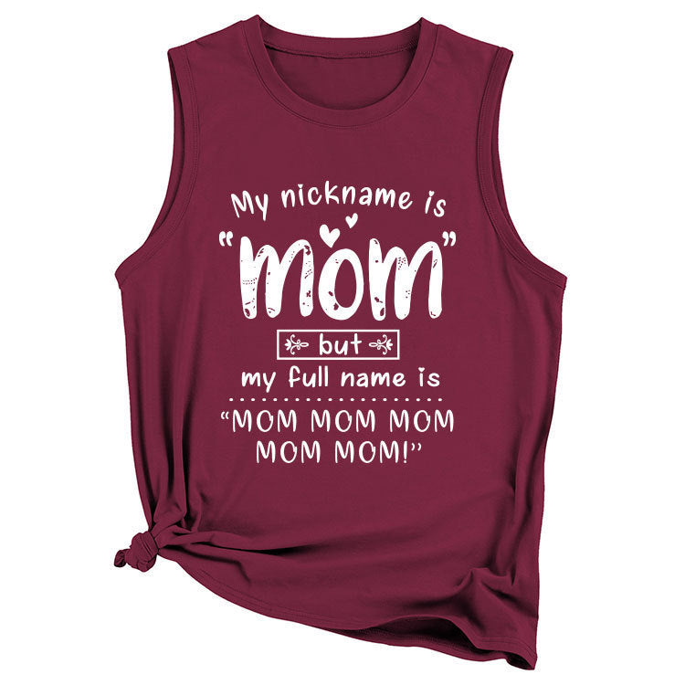 Kvinnor Lekfull Grafik Tanktop Mirla-Eva Jonsson