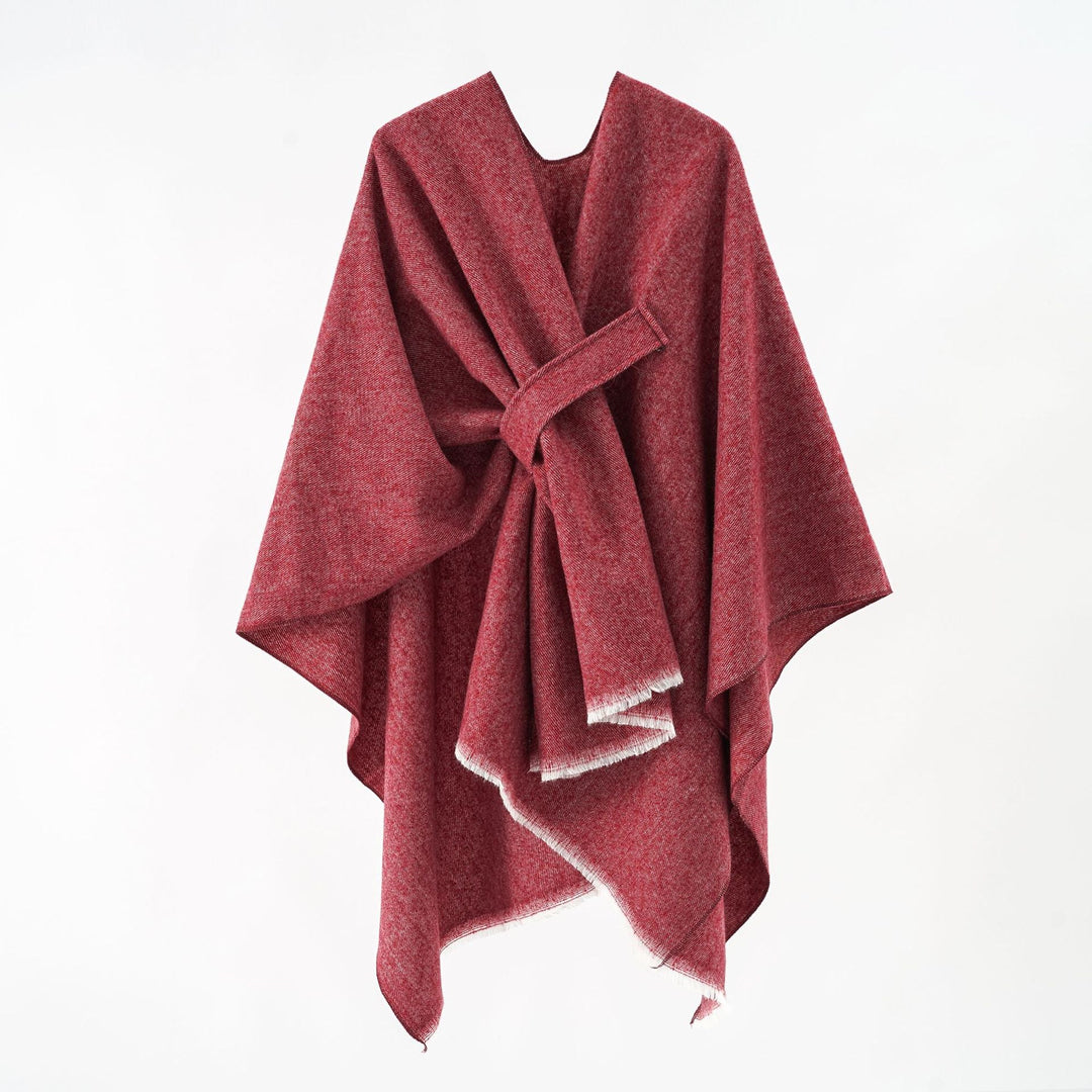 Kvinnor Lyxig Oversize Poncho I Högkvalitativ Blandningstyg Mirla-Eva Jonsson