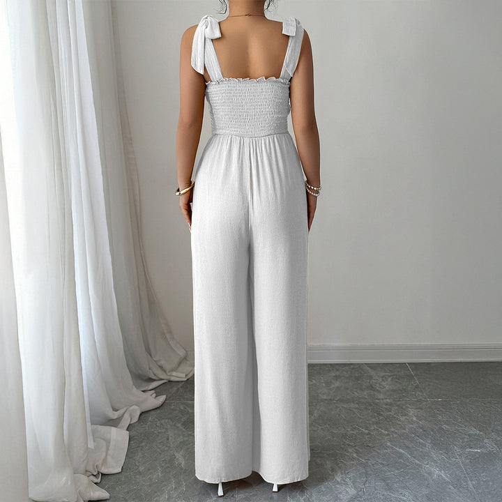 Kvinnor Maxi-dress med sofistikerad volangdesign och elastisk överdel Mirla-Eva Jonsson
