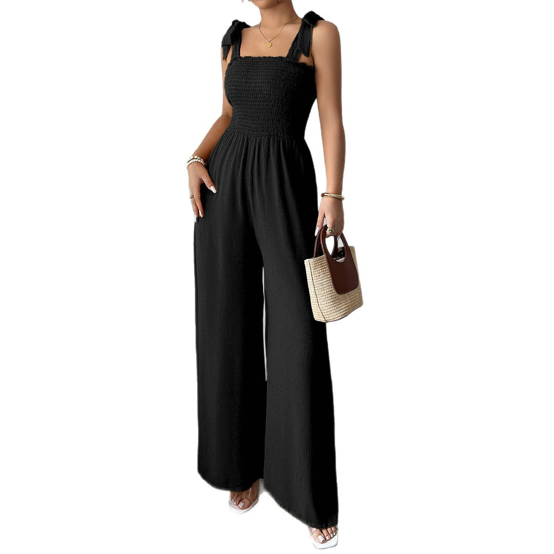 Kvinnor Maxi-dress med sofistikerad volangdesign och elastisk överdel Mirla-Eva Jonsson
