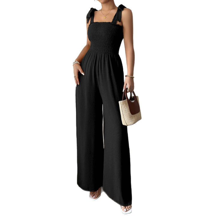 Kvinnor Maxi-dress med sofistikerad volangdesign och elastisk överdel Mirla-Eva Jonsson