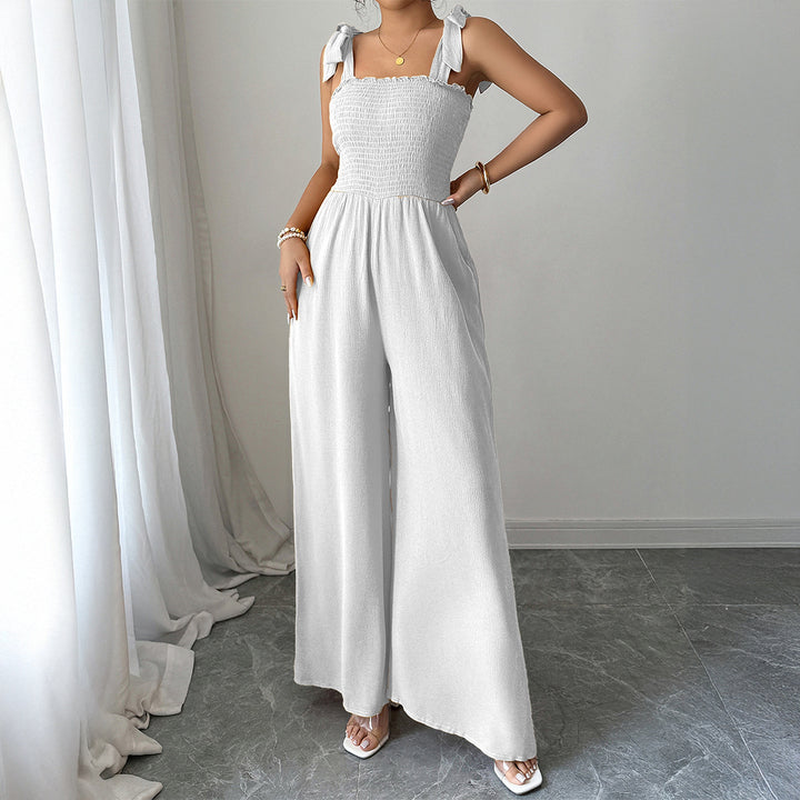 Kvinnor Maxi-dress med sofistikerad volangdesign och elastisk överdel Mirla-Eva Jonsson