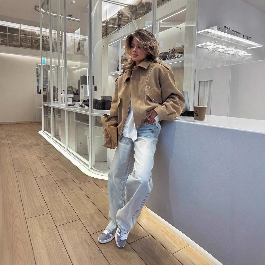 Kvinnor Mode Oversized Mockajacka Mirla-Eva Jonsson