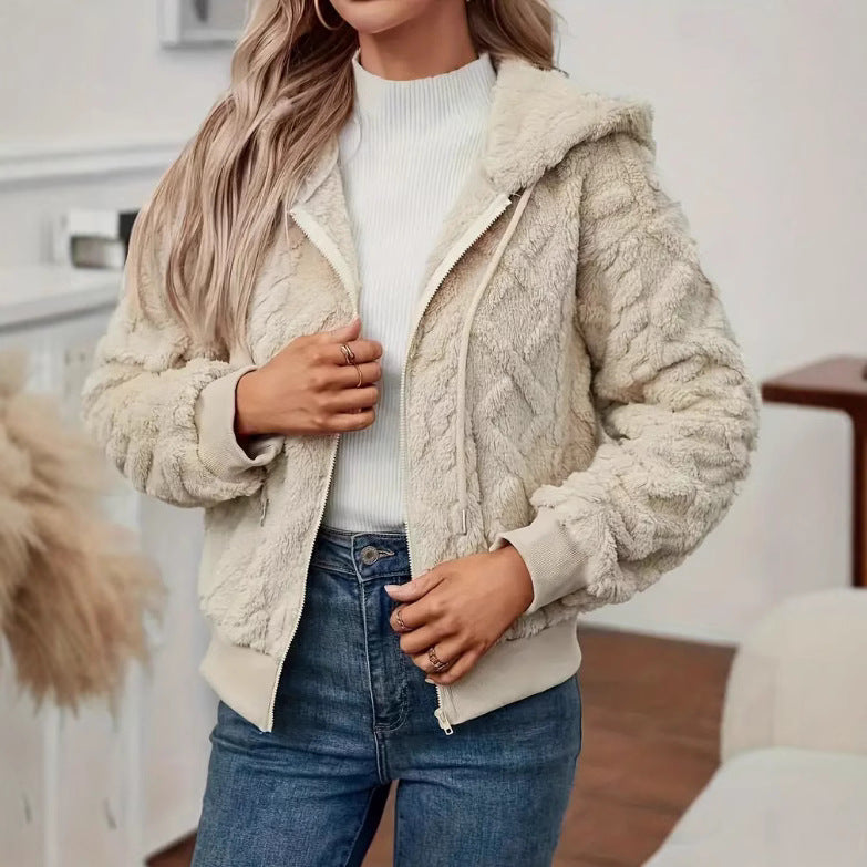 Kvinnor Mysig Fleecejacka Eva Jonsson-Eva Jonsson