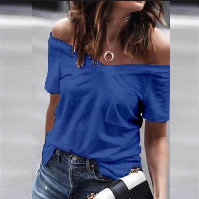 Kvinnor Off-Shoulder T-Shirt Mirla-Eva Jonsson