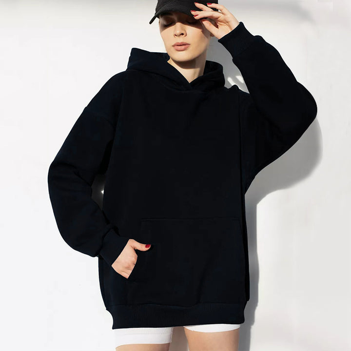 Kvinnor Oversize Hoodie tillverkad av högkvalitativ bomullsblandning Mirla-Eva Jonsson