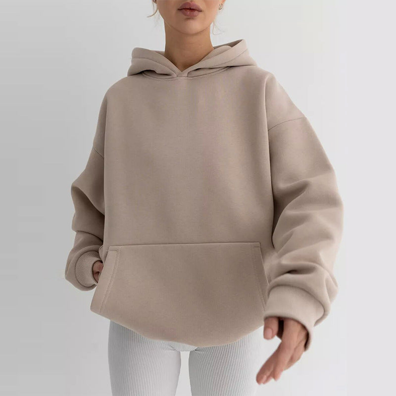 Kvinnor Oversize Hoodie tillverkad av högkvalitativ bomullsblandning Mirla-Eva Jonsson