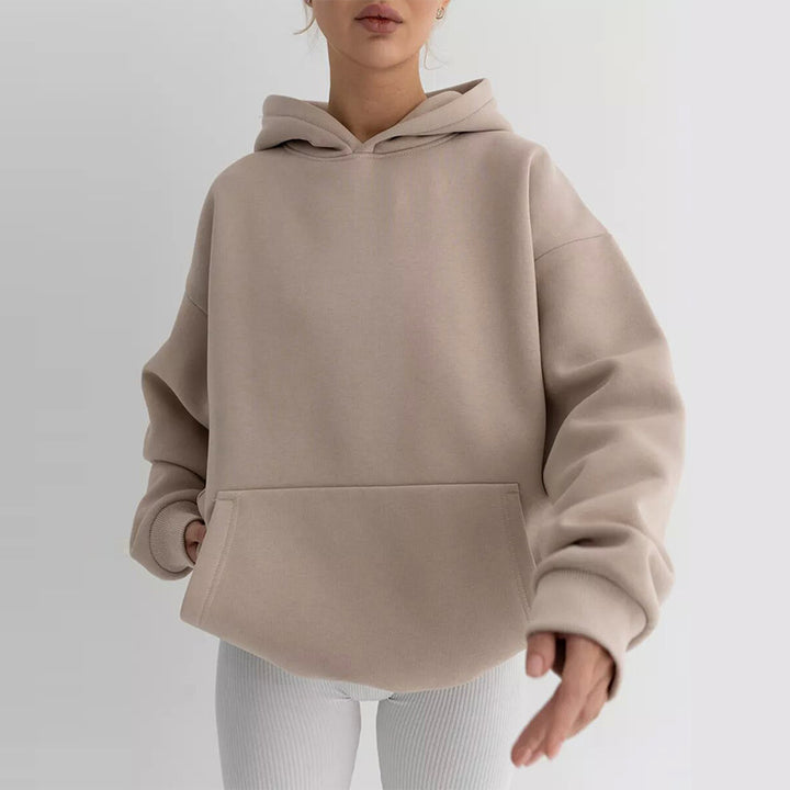 Kvinnor Oversize Hoodie tillverkad av högkvalitativ bomullsblandning Mirla-Eva Jonsson