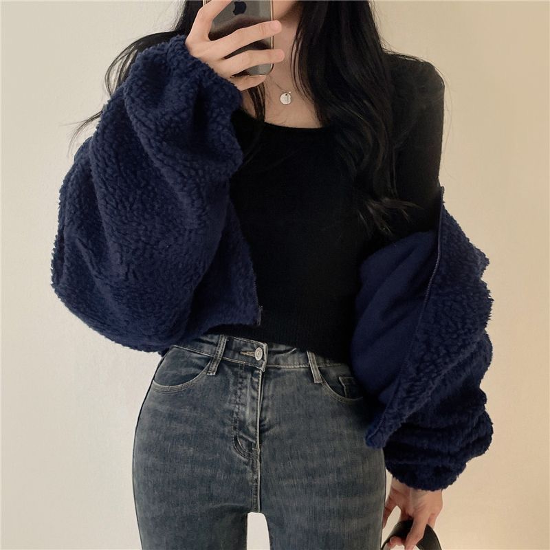 Kvinnor Oversized Fleecejacka Mirla-Eva Jonsson