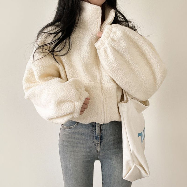 Kvinnor Oversized Fleecejacka Mirla-Eva Jonsson
