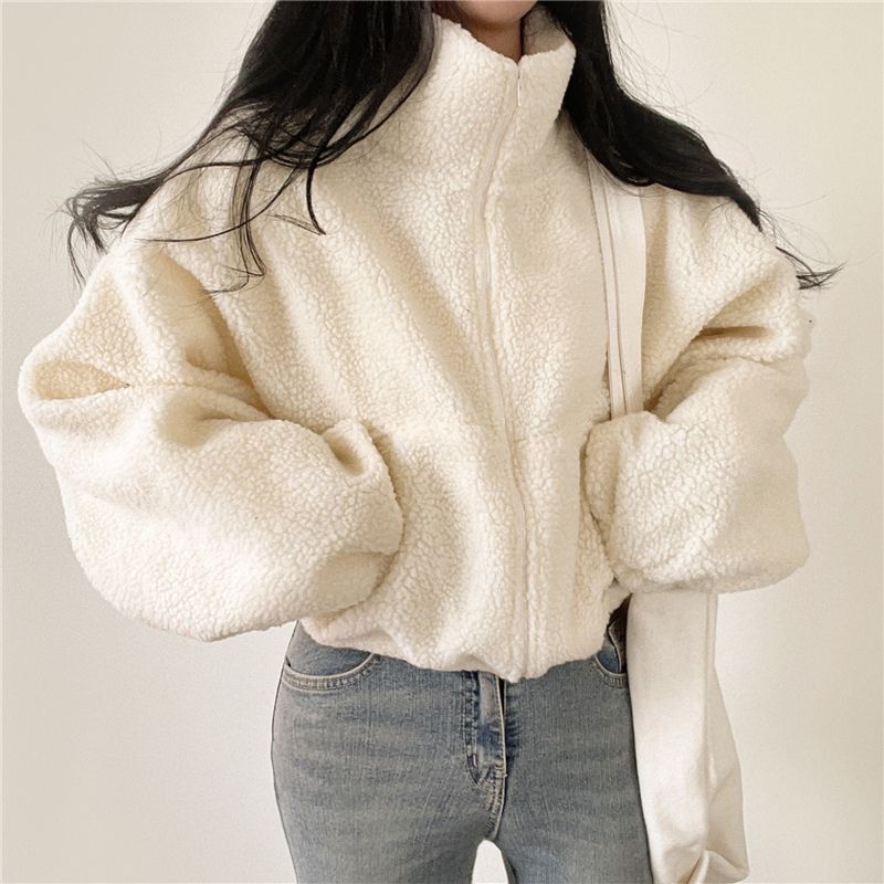 Kvinnor Oversized Fleecejacka Mirla-Eva Jonsson