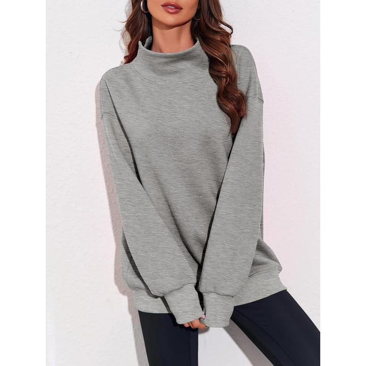 Kvinnor Oversized Höga Kragen Tröja Mirla-Eva Jonsson