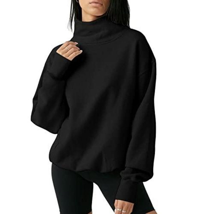 Kvinnor Oversized Höga Kragen Tröja Mirla-Eva Jonsson