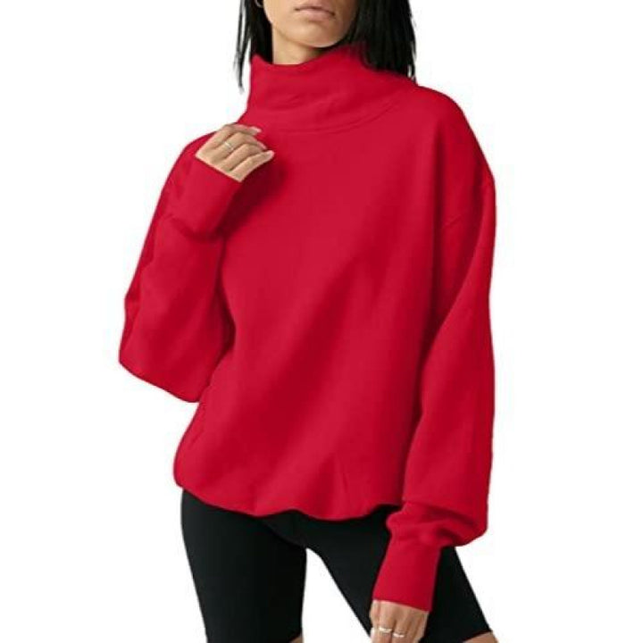 Kvinnor Oversized Höga Kragen Tröja Mirla-Eva Jonsson