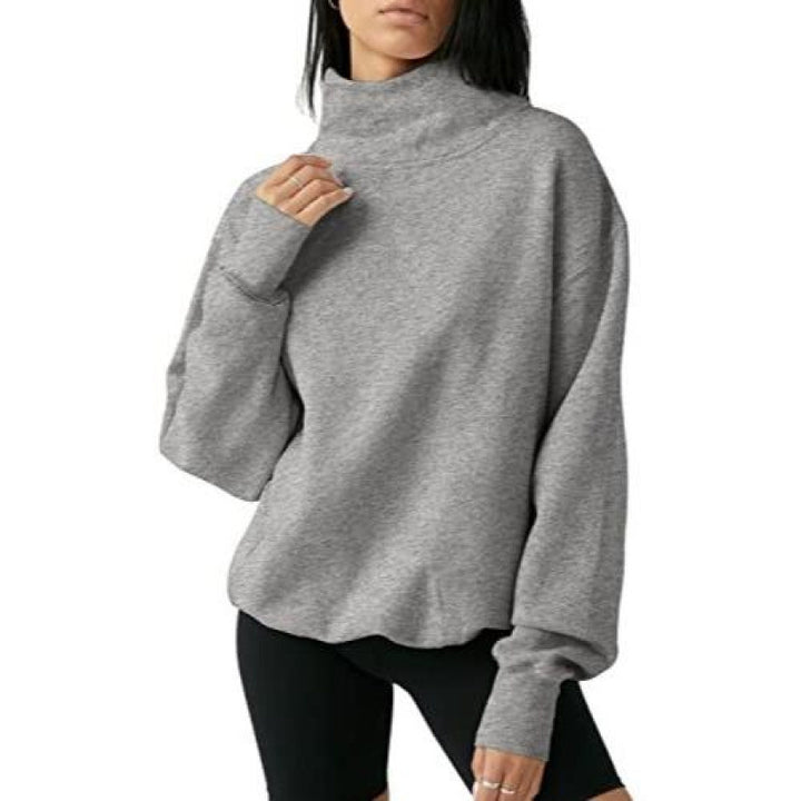 Kvinnor Oversized Höga Kragen Tröja Mirla-Eva Jonsson