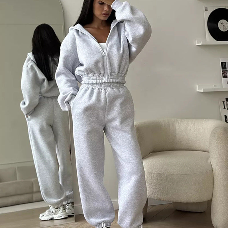 Kvinnor Oversized Hoodie med sportig skärning och elastisk midja Mirla-Eva Jonsson
