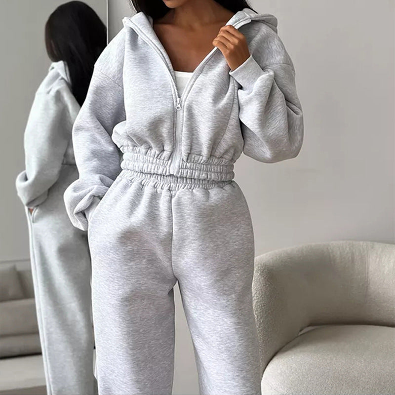 Kvinnor Oversized Hoodie med sportig skärning och elastisk midja Mirla-Eva Jonsson