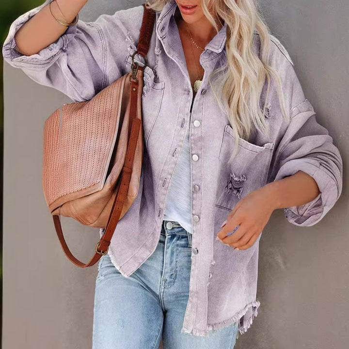 Kvinnor Oversized Jeans Skjorta Mirla-Eva Jonsson