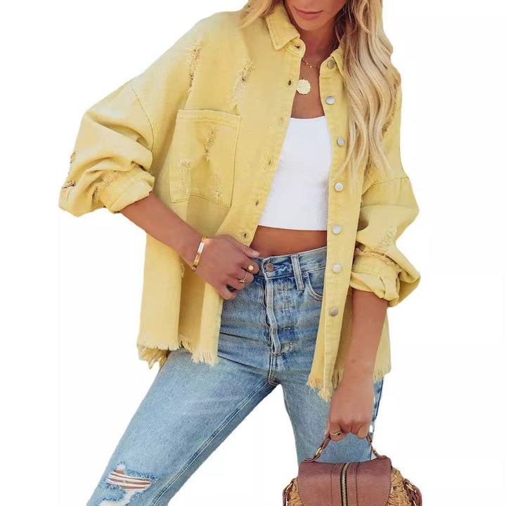 Kvinnor Oversized Jeans Skjorta Mirla-Eva Jonsson