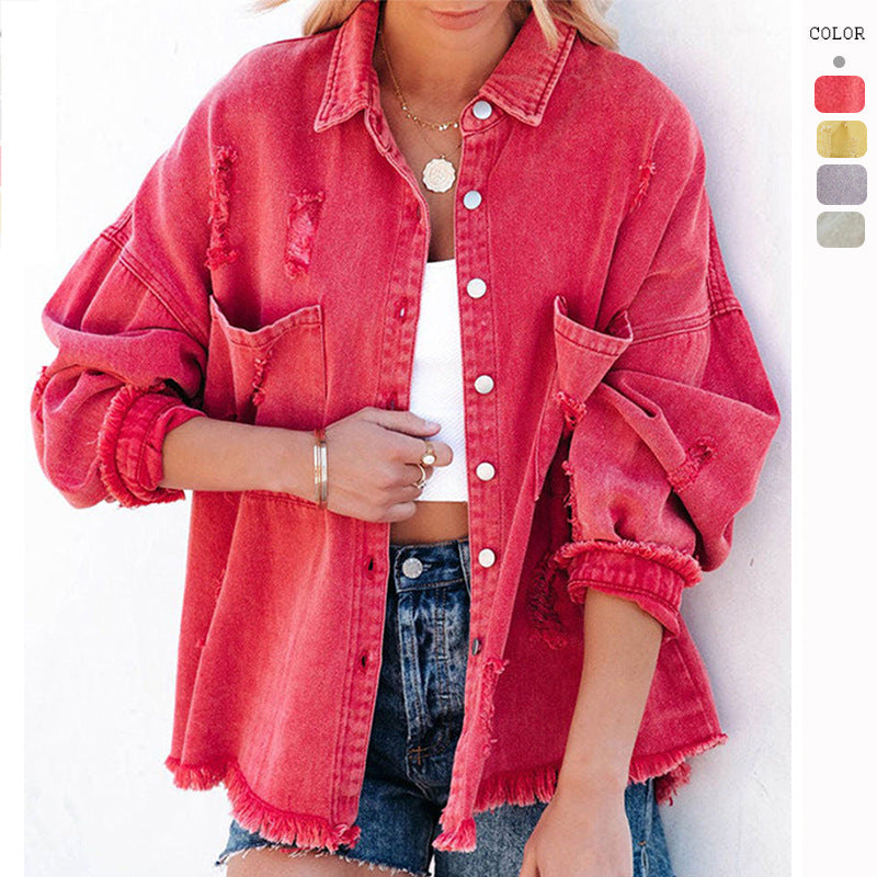 Kvinnor Oversized Jeans Skjorta Mirla-Eva Jonsson