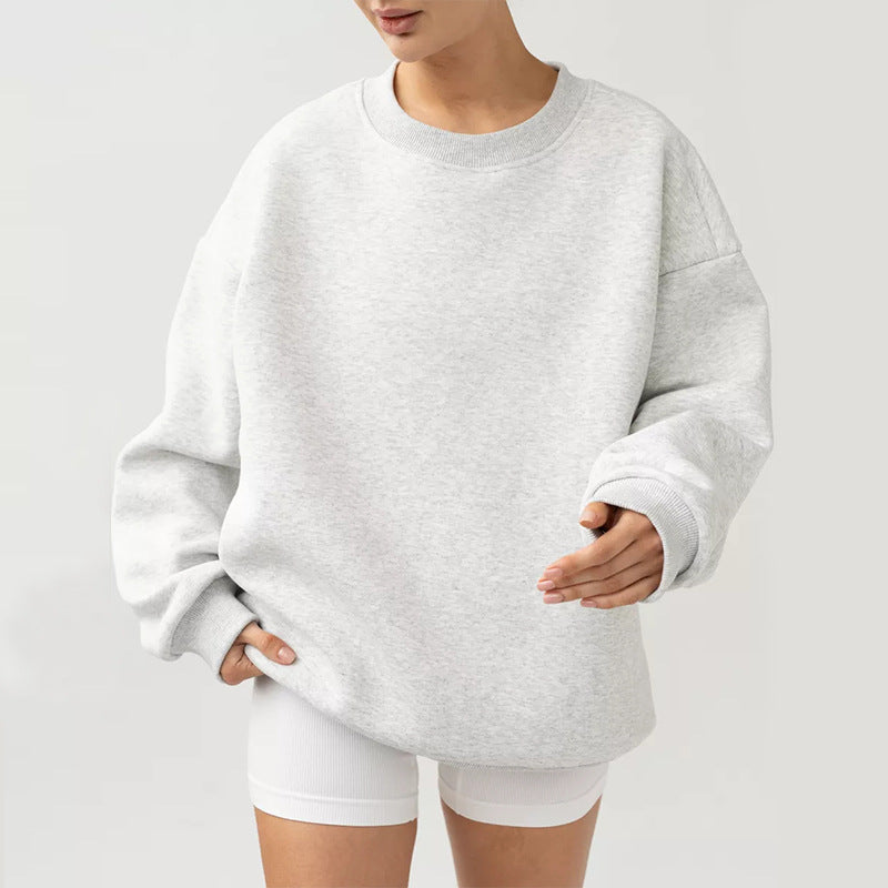 Kvinnor Oversized Sweatshirt med breda ärmar och elastisk midja Mirla-Eva Jonsson