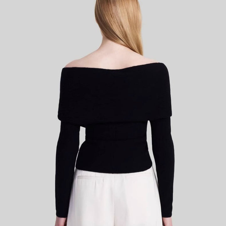 Kvinnor Oversized Wrap Tröja Mirla-Eva Jonsson