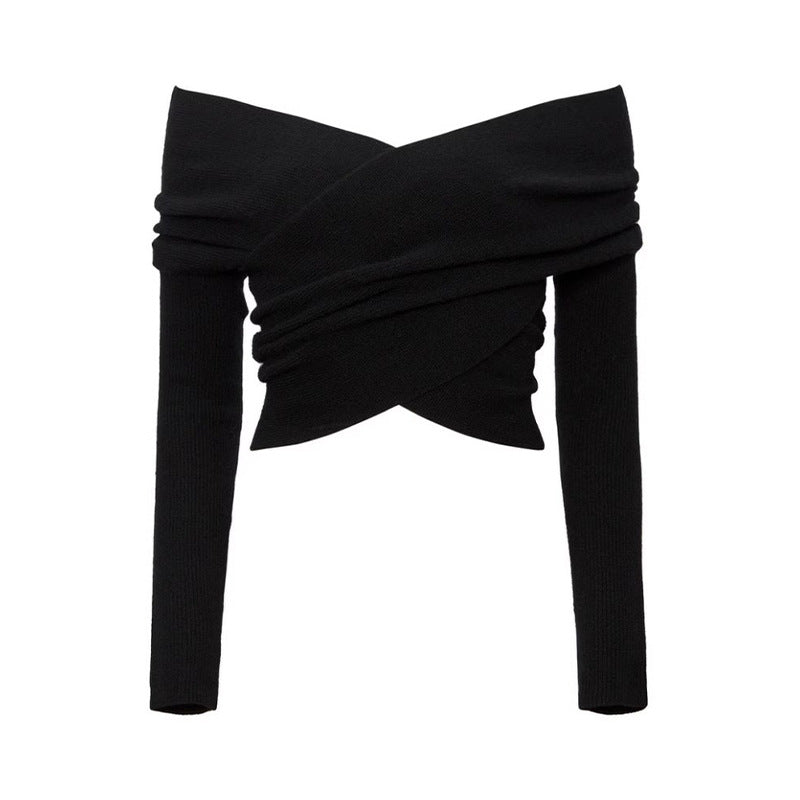 Kvinnor Oversized Wrap Tröja Mirla-Eva Jonsson