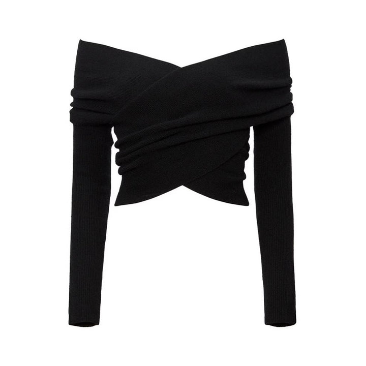 Kvinnor Oversized Wrap Tröja Mirla-Eva Jonsson
