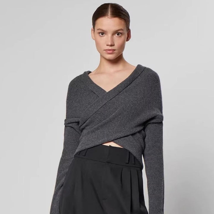 Kvinnor Oversized Wrap Tröja Mirla-Eva Jonsson