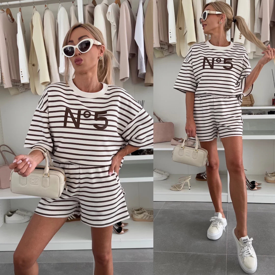 Kvinnor Randig Avslappnad Outfit Mirla-Eva Jonsson