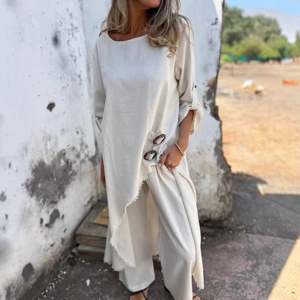 Kvinnor Sommarmaxi klänning med trendig design Mirla-Eva Jonsson
