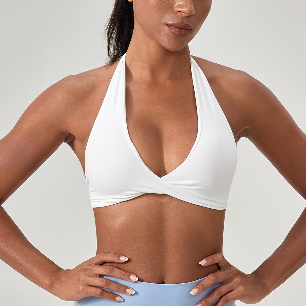 Kvinnor Sportig Triangel-Bikini Top med Justerbara Remmar och Sömlös Design Mirla-Eva Jonsson