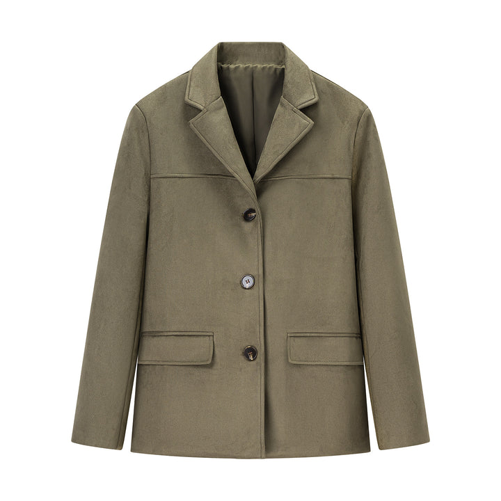 Kvinnor Trendy Blazer Jacka gjord av mjukt tyg Mirla-Eva Jonsson
